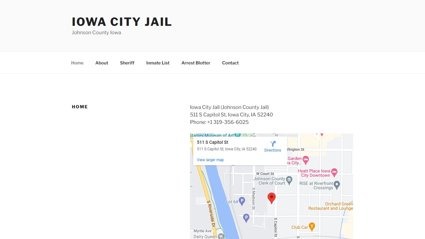 Iowa City Jail – Johnson County Iowa